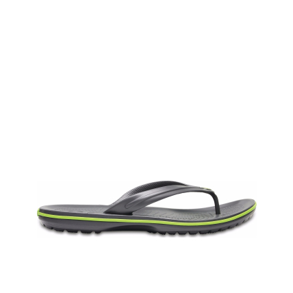 Crocs™ Crocband™ Flip Graphite/Volt Green