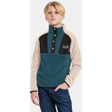 Didriksons Yokto Kid's Half Button 2 Star blue