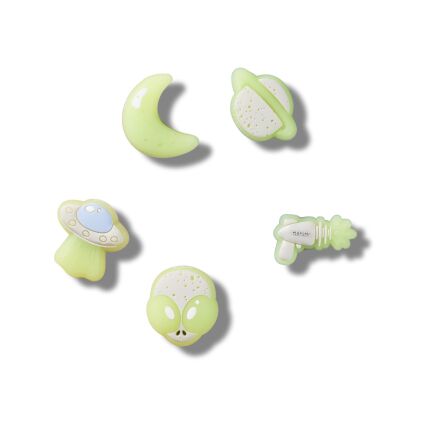 Crocs™ Jibbitz Glow In The Dark Space 5 Pack 198445232794 
