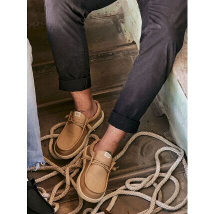 HEYDUDE Wally Stretch Canvas Men 40700 Tan