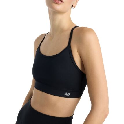 New Balance Essential Yoga Bra Black