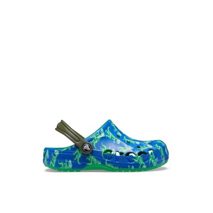 Crocs™ Baya Graphic Clog Kid's 206814 Blue Bolt/Multi