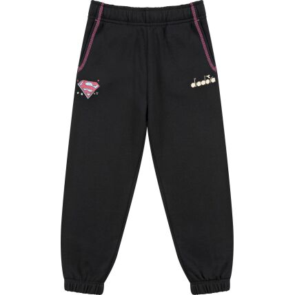 DIADORA JU.JOGGER PANT SUPERHEROES Black/Wild Rose