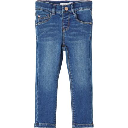 Name It SLIM FLEECE JEANS Dark Blue Denim