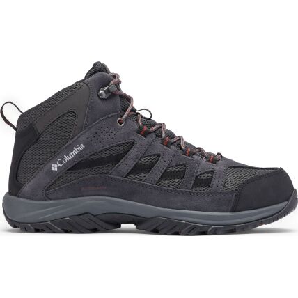 Columbia CRESTWOOD MID WATERPROOF Dark Grey/ Deep Rust
