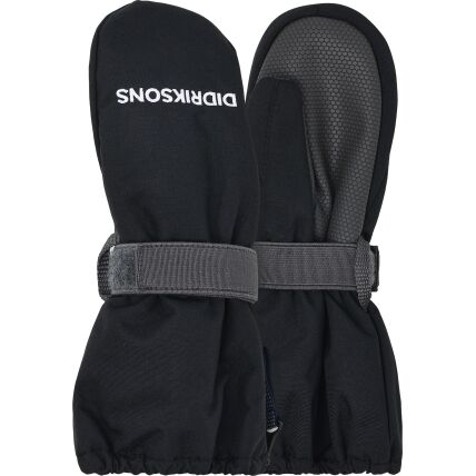 Didriksons Biggles Kid's Zip Mittens 8 Black