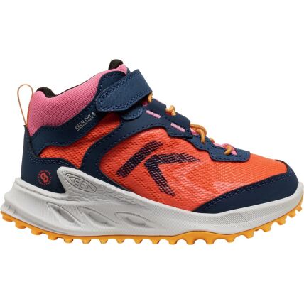 Keen Zionic Mid Wp Little Kid's Naval Academy/Nasturtium