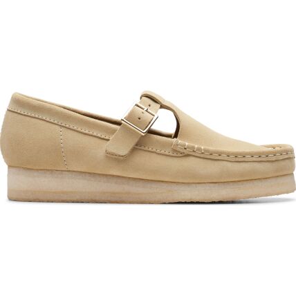Clarks Wallabee T Bar Women's Maple Suede