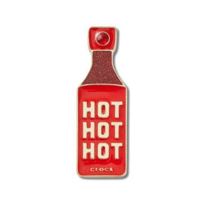 Crocs™ Jibbitz Gold Hot Hot Hot Sauce 