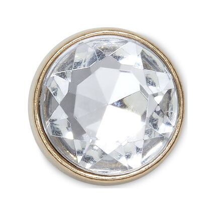 Crocs™ Jibbitz Gold Clear Gem 