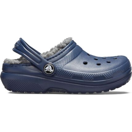 Crocs™ Classic Lined Clog Kid's 207009 Navy/Charcoal