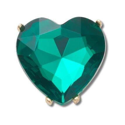 Crocs™ Jibbitz Emerald Heart Gem 196265847778 