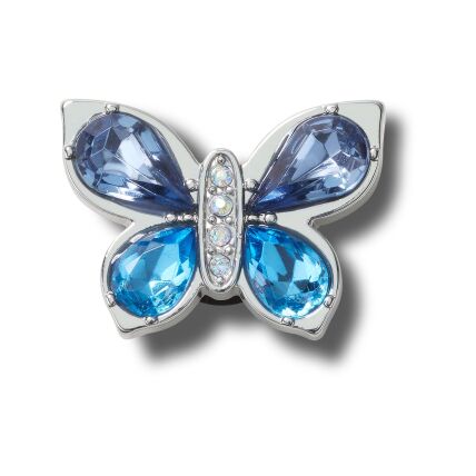 Crocs™ Jibbitz Blue Gem Butterfly 