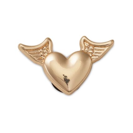 Crocs™ Jibbitz Gold Heart With Wings 196265847563 