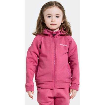 Didriksons Siljan Kids' Full-Zip Sweet pink