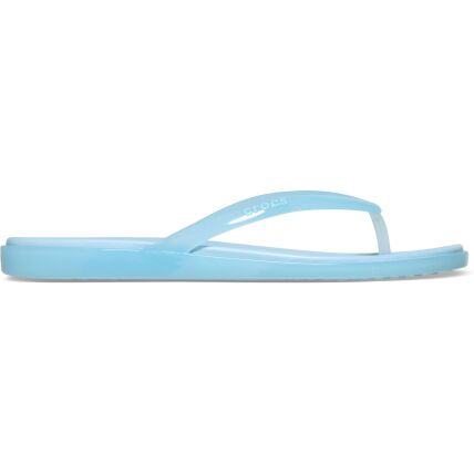 Crocs™ Miami Jelly Round Toe Flip Women's Sky Blue Jelly
