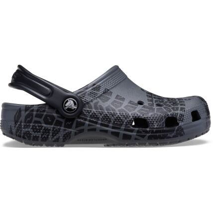 Crocs™ Classic Tire Print Clog Kid's 211261 Slate Grey