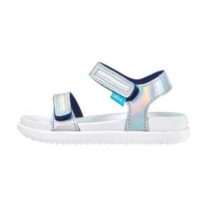 NATIVE Charley Hologram Junior Pink Hologram/Shell White