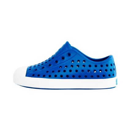 NATIVE Jefferson Junior VICTORIA BLUE/ SHELL WHITE