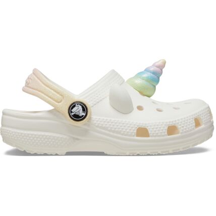 Crocs™ Classic I AM Rainbow Unicorn Clog Chalk