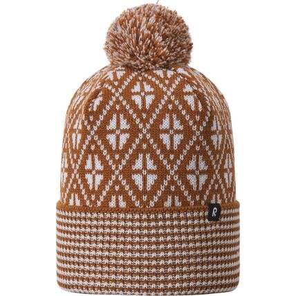 REIMA Merino Wool Knit Hat Kuurassa Cinnamon brown