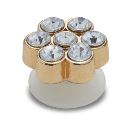 Crocs™ Jibbitz Tiny Silver Gem Flower 