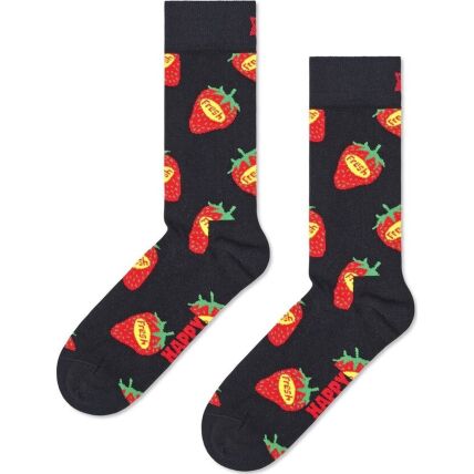 Happy Socks Strawberry Fresh Black