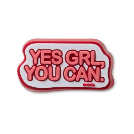 Crocs™ Jibbitz Yes Girl You Can 
