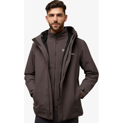 Jack Wolfskin Altenberg 3In1 Jacket Men's Peat