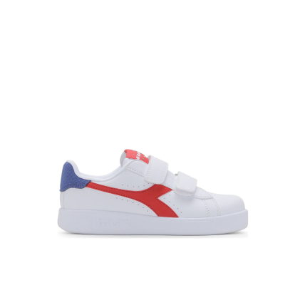 DIADORA Game P Ace PS Kid's White/Molten Lava