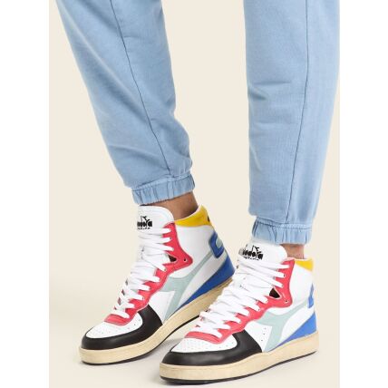DIADORA Mi Basket Used White/Princess Blue/Black