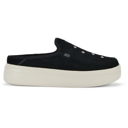 HEYDUDE Austin Lift Suede Stud Women's Black