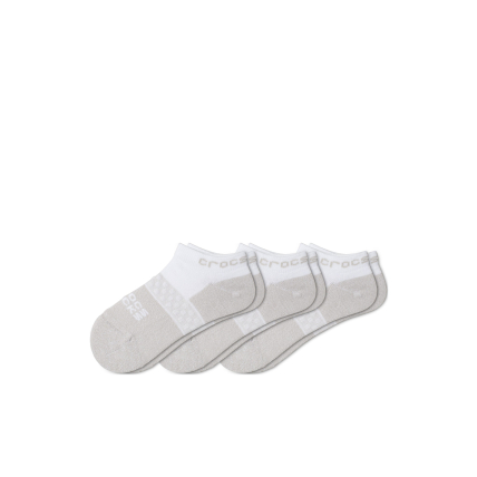Crocs™ Kid's Low Ever 3-Pack Socks White