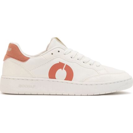 ECOALF DEIAALF LEATHER SNEAKERS WOMAN Off White/ Pink