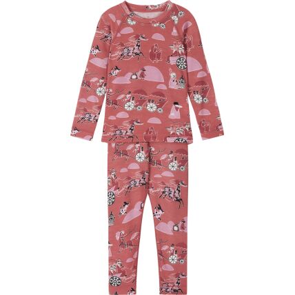 REIMA Wool Mix Base-Layer Set Moomin Trivsam 5200021C Rose Blush