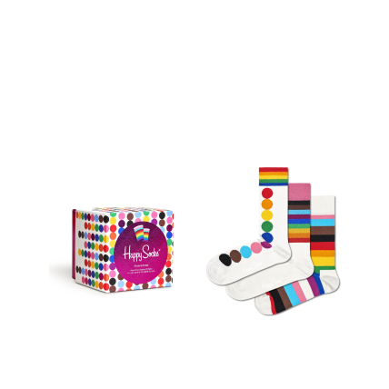 Happy Socks 3-Pack Pride Gift Set Multi-1300