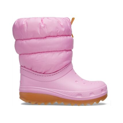 Crocs™ Classic Neo Puff Boot Kid's 207683 Pink Tweed/Gum