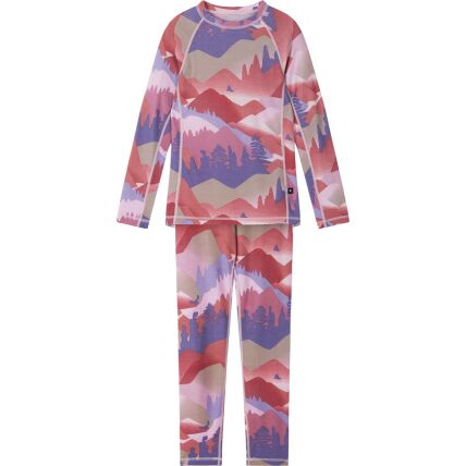 REIMA Wool Base Layer Set Taitoa 5200030D Grey Pink 4504