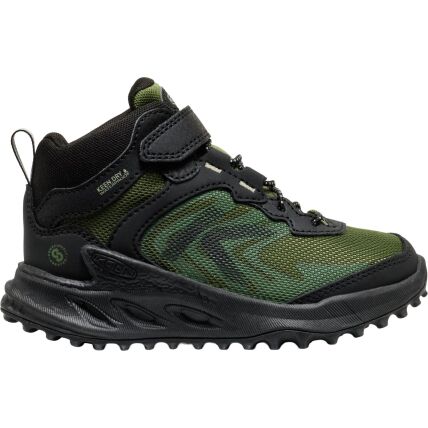 Keen Zionic Mid Wp Little Kid's Black/Bronze Green
