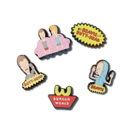 Crocs™ Jibbitz Beavis and Butthead 5 Pack Multi