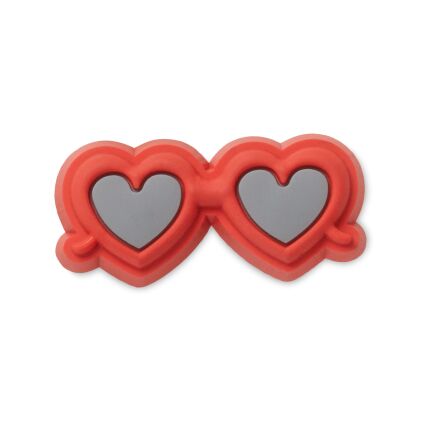 Crocs™ Jibbitz Red Heart Sunglasses 