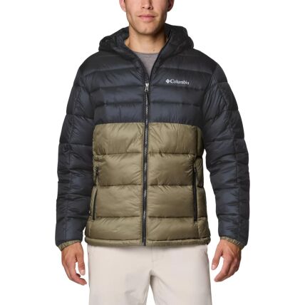 Columbia BUCK BUTTE II INSULATED HOODED JACKET MEN'S Stone Green/ Shark