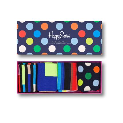Happy Socks 4-Pack New Classics Gift Set Multi 9300