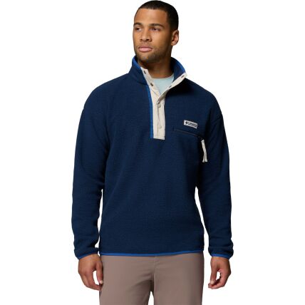 Columbia Helvetia II Half Snap Fleece Men's Collegiate Navy