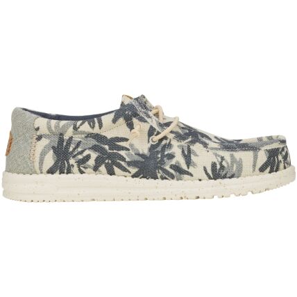 HEYDUDE Wally Palm Jute Men 43087 Egret/Cloud Blue