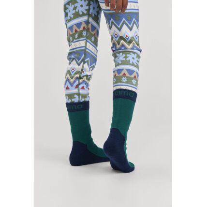 REIMA Wool Blend Socks Villalla 5300051C Deeper Green