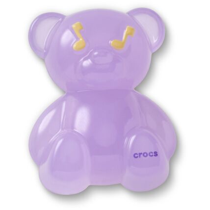 Crocs™ Jibbitz Purple Festival Bear 