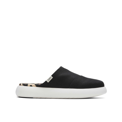 TOMS Heritage Canvas Women's Mallow Mule Sneaker Black