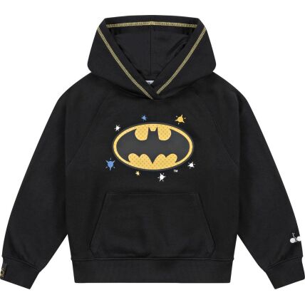 DIADORA JU.HOODIE SUPERHEROES Black