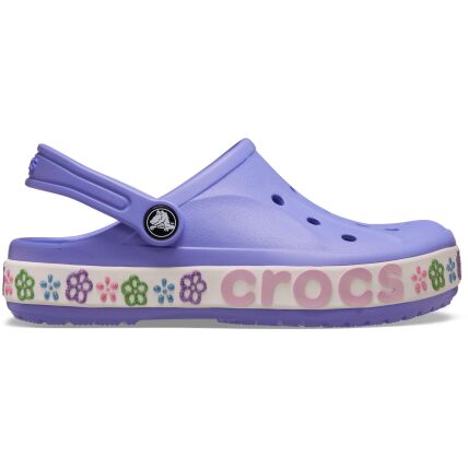 Crocs™ BAYABAND FLOWER BAND CLOG KID'S Digital Violet